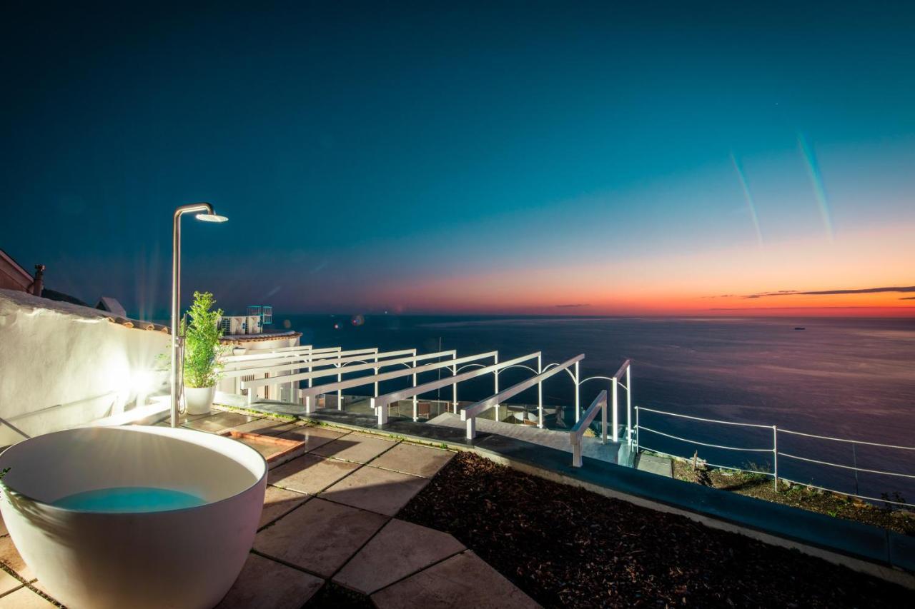Villa La Tagliata Spectacular Jacuzzi Tub Amazing View And Private Parking Garage Positano Extérieur photo