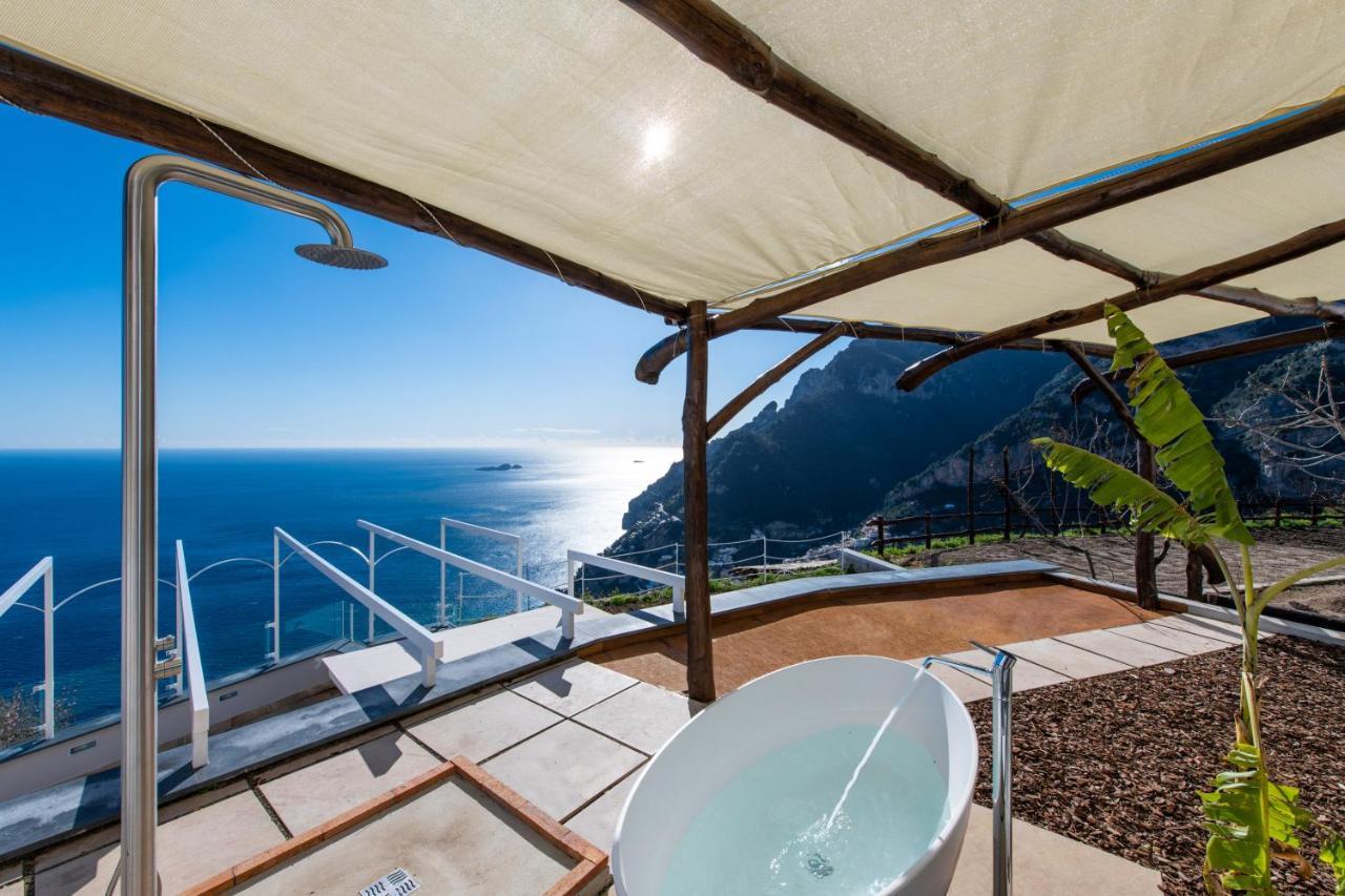 Villa La Tagliata Spectacular Jacuzzi Tub Amazing View And Private Parking Garage Positano Extérieur photo