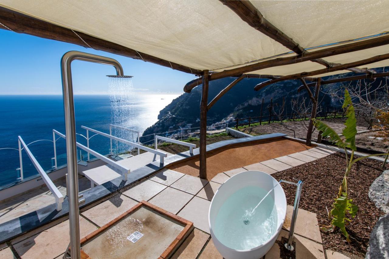 Villa La Tagliata Spectacular Jacuzzi Tub Amazing View And Private Parking Garage Positano Extérieur photo