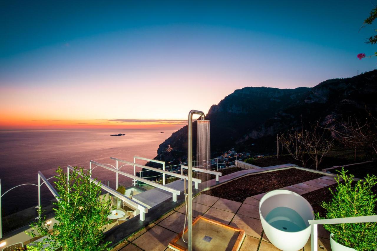 Villa La Tagliata Spectacular Jacuzzi Tub Amazing View And Private Parking Garage Positano Extérieur photo