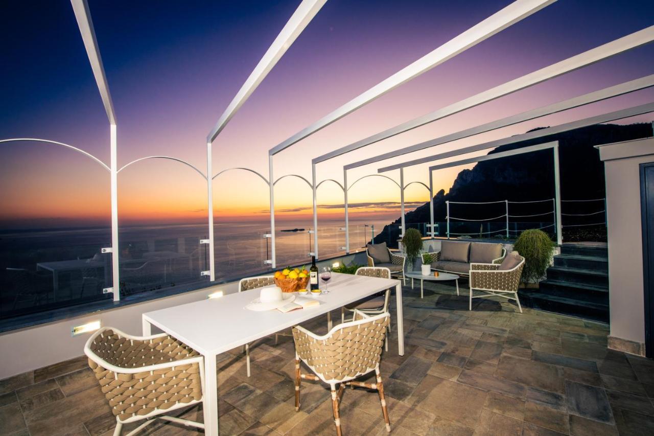 Villa La Tagliata Spectacular Jacuzzi Tub Amazing View And Private Parking Garage Positano Extérieur photo