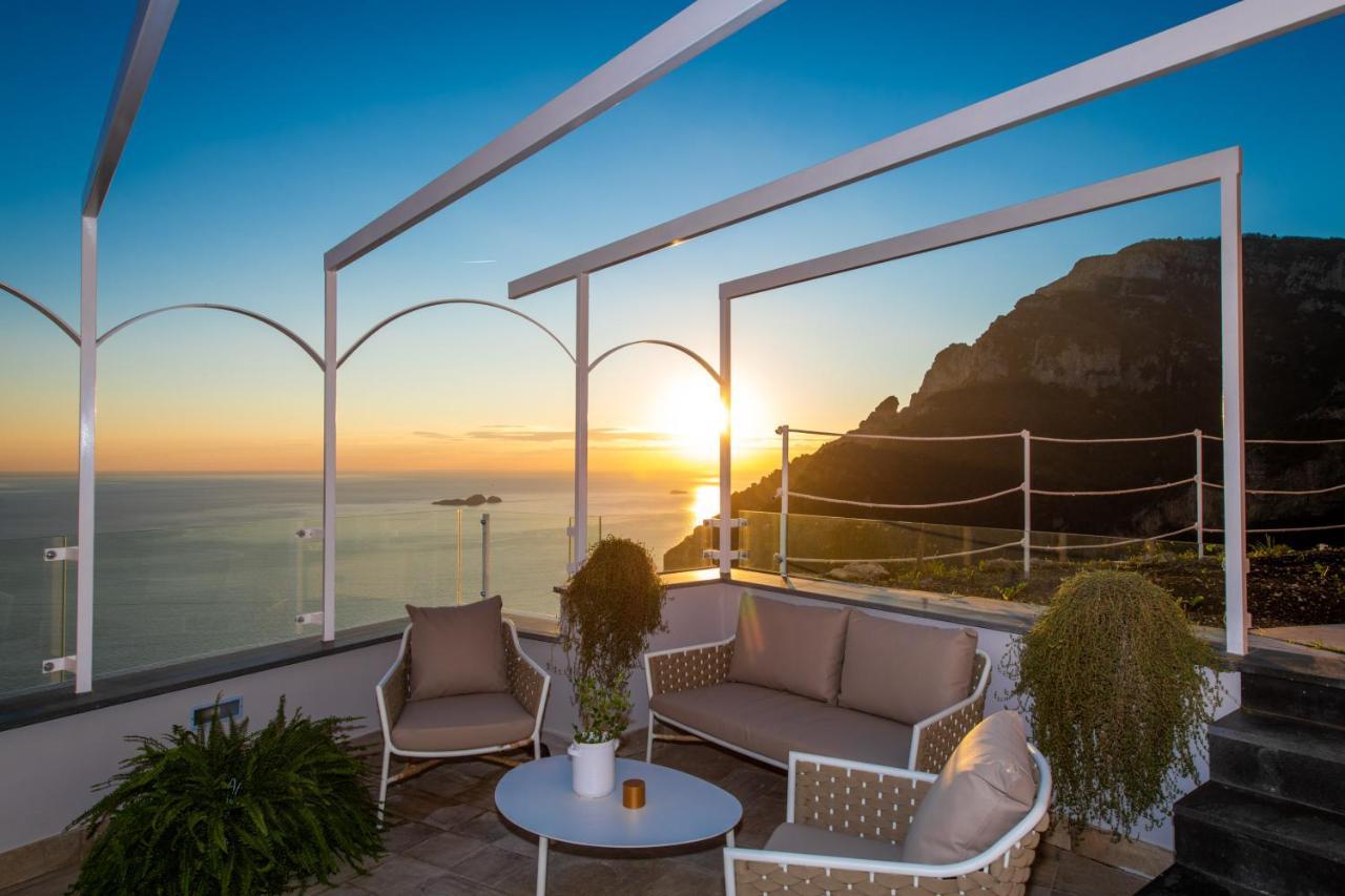 Villa La Tagliata Spectacular Jacuzzi Tub Amazing View And Private Parking Garage Positano Extérieur photo