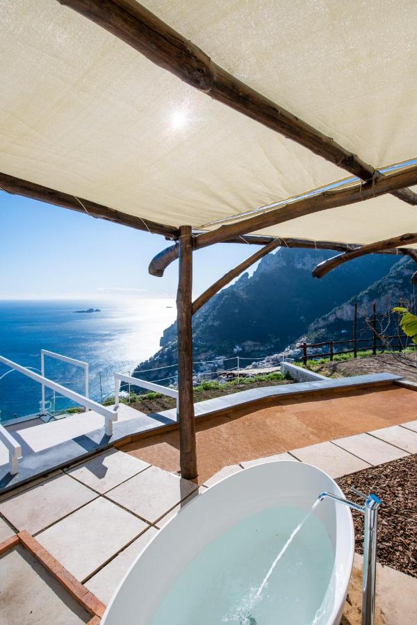 Villa La Tagliata Spectacular Jacuzzi Tub Amazing View And Private Parking Garage Positano Extérieur photo
